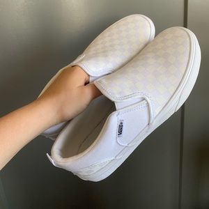 New/Unworn Checkered Vans